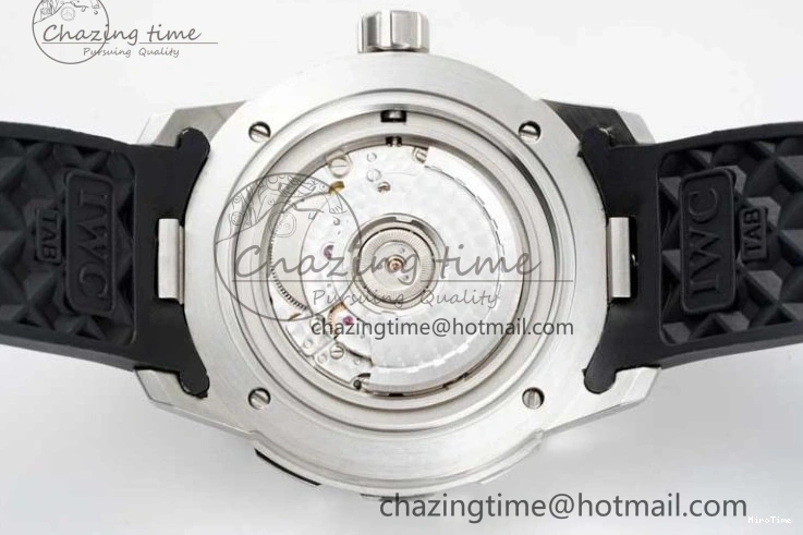 MIROTIME 1225 Aquatimer Automatic SS RSF 1:1 Best Edition White Orange Dial on Black Rubber Strap A Supportive 7069